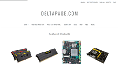Desktop Screenshot of deltapage.com